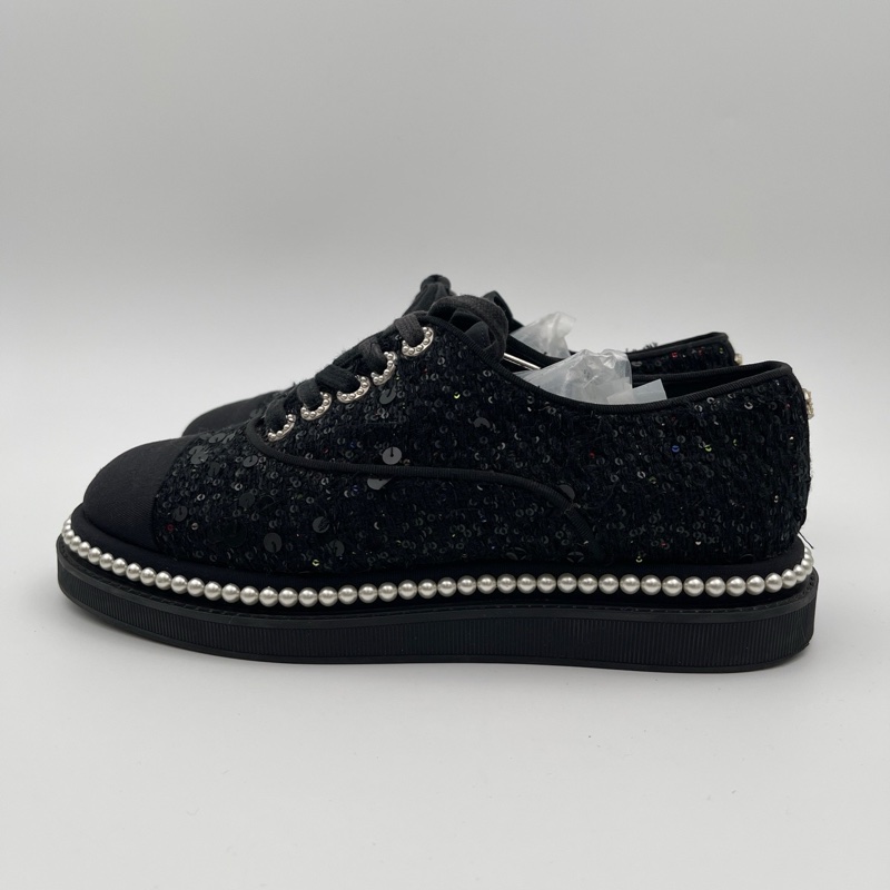 Chanel 香奈兒珍珠板鞋 36.5碼-1