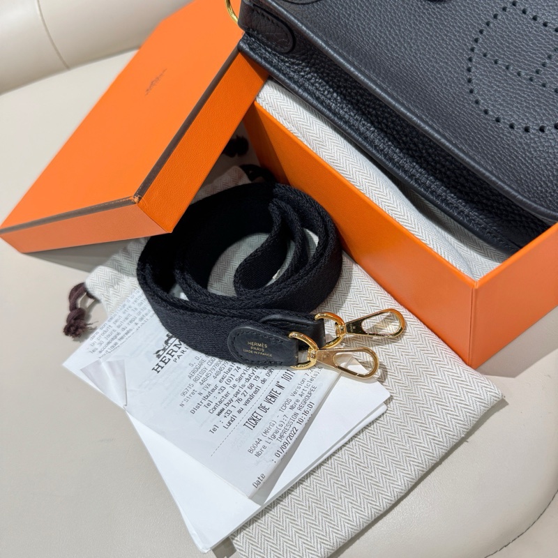 Hermes 愛馬仕 Evelyne 伊芙琳 黑金 有發票-5