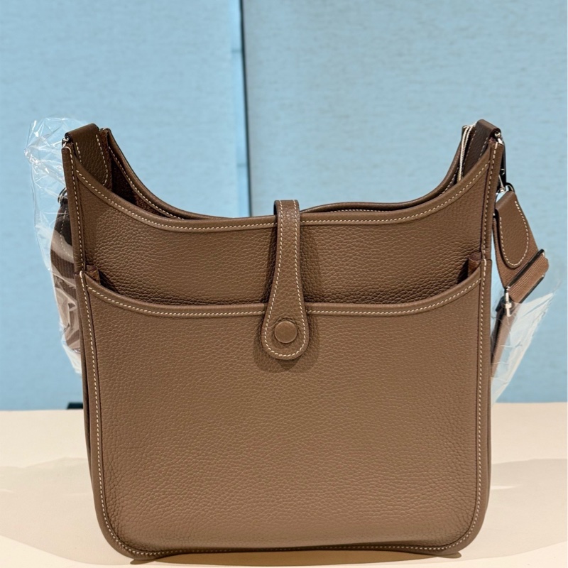 Hermes愛馬仕evelyne伊芙琳29 大象灰 銀扣-3