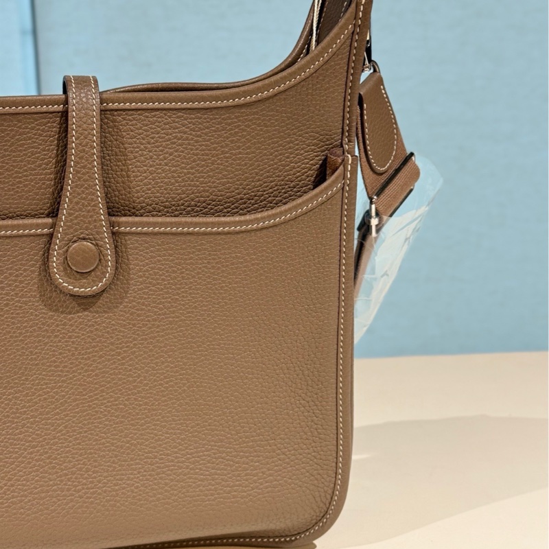 Hermes愛馬仕evelyne伊芙琳29 大象灰 銀扣-4