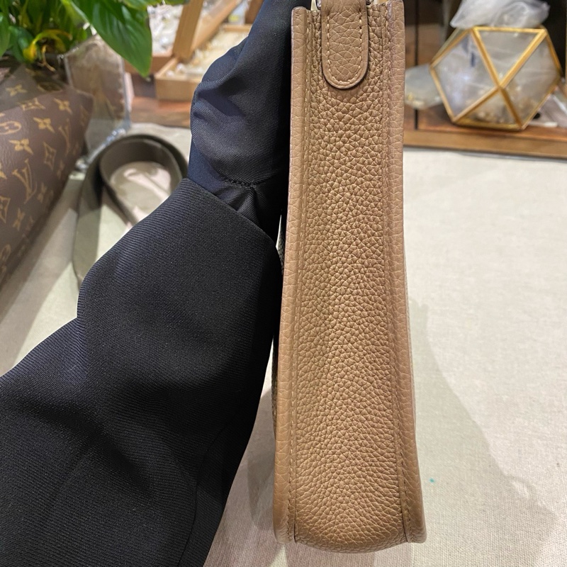 愛馬仕/Hermes mini evelyne 伊芙琳 灰棕色-2
