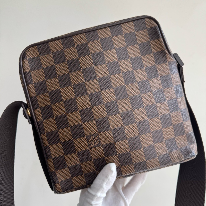 LouisVuitton 路易威登 棋盤格男士小方包 無附件-2