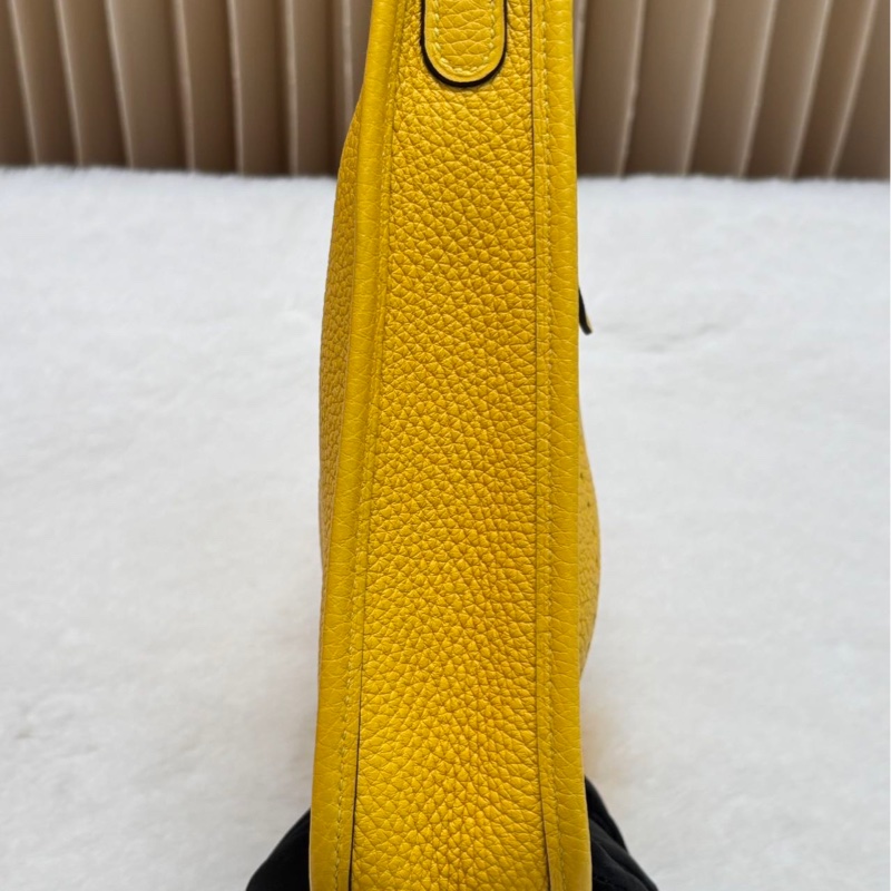 Hermes愛馬仕 Evelyne mini16伊芙琳銀扣 那不勒斯黃-3