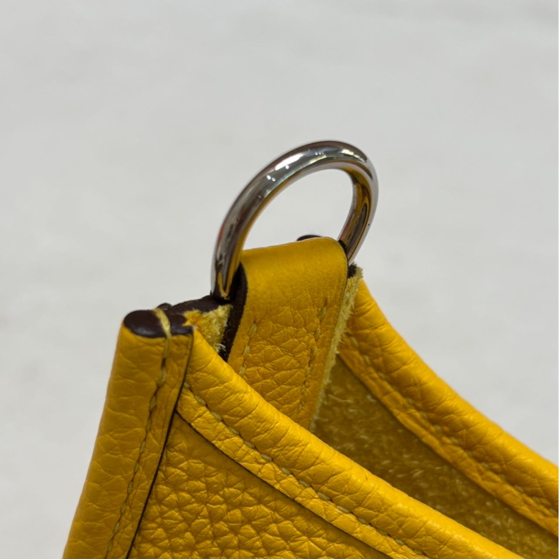 Hermes愛馬仕 Evelyne mini16伊芙琳銀扣 那不勒斯黃-5