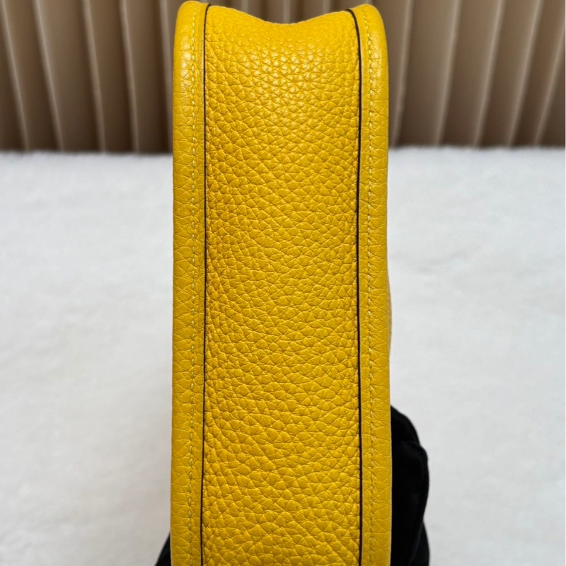 Hermes愛馬仕 Evelyne mini16伊芙琳銀扣 那不勒斯黃-7