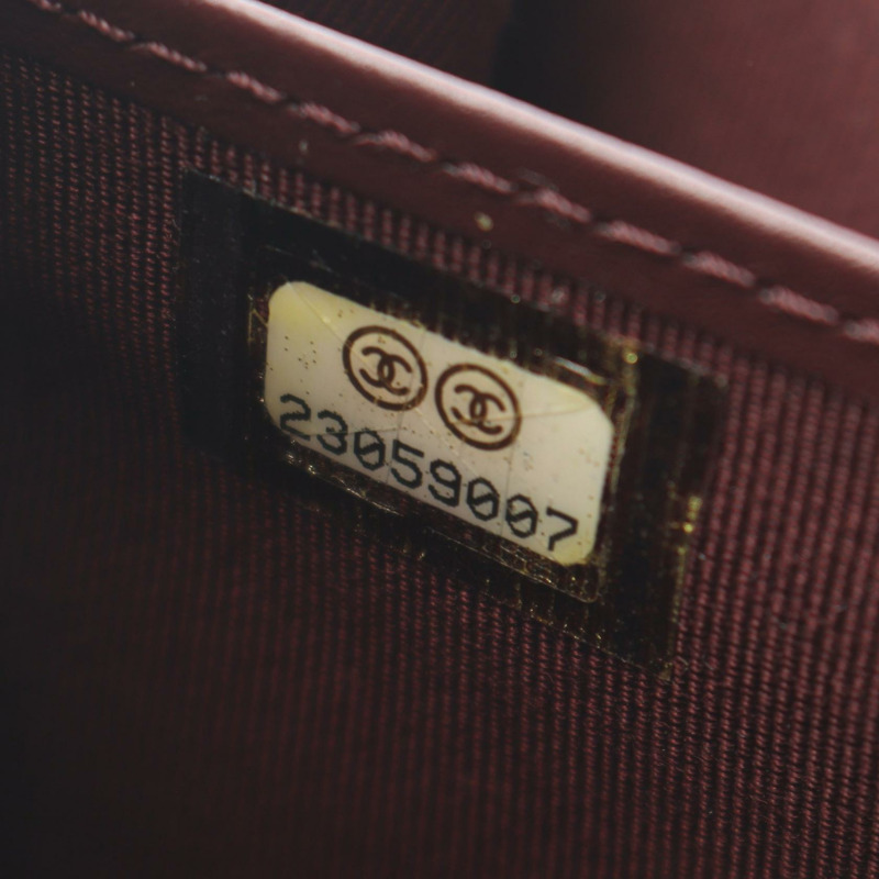 香奈兒 (CHANEL) Matelasse 拉鍊長款皮夾 A50097 黑色小牛皮二手-4