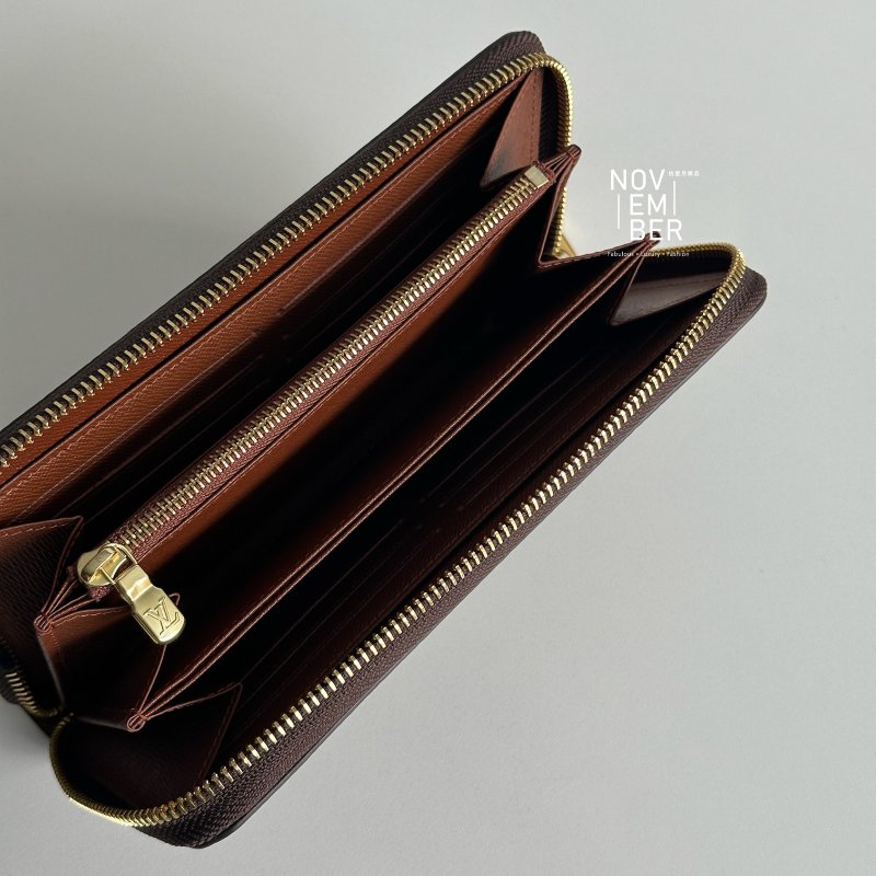 99新🆕 Louis Vuitton LV 路易威登 拉鏈錢包 棕色-2