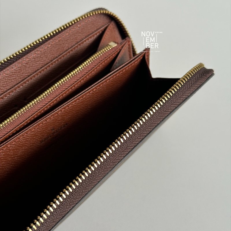 99新🆕 Louis Vuitton LV 路易威登 拉鏈錢包 棕色-3