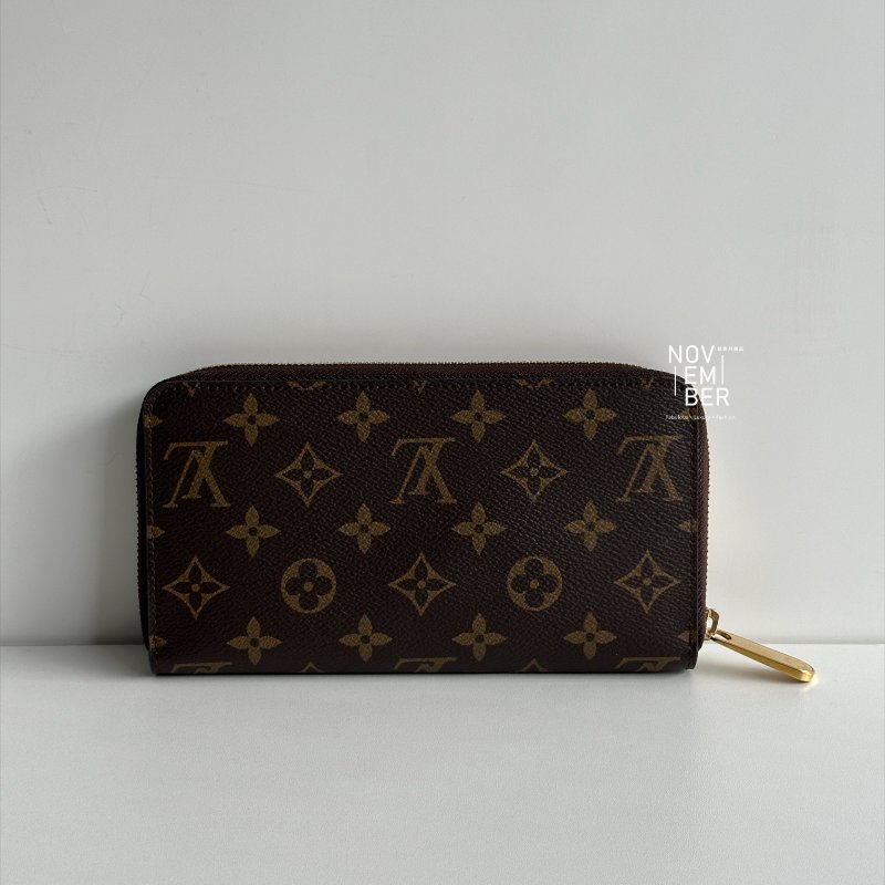 99新🆕 Louis Vuitton LV 路易威登 拉鏈錢包 棕色-5