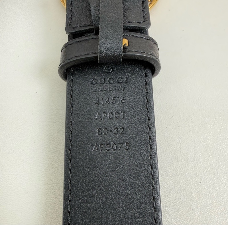 GUCCI/古馳 黑色腰帶-6
