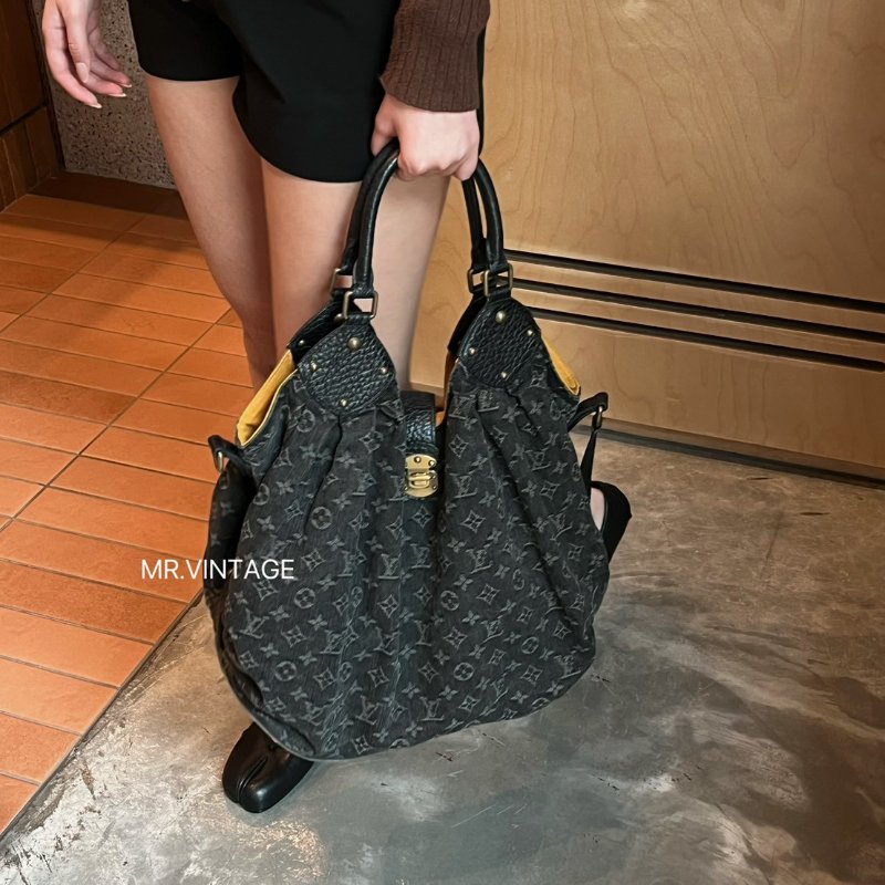 🏷Louis Vuitton丹寧托特包-0