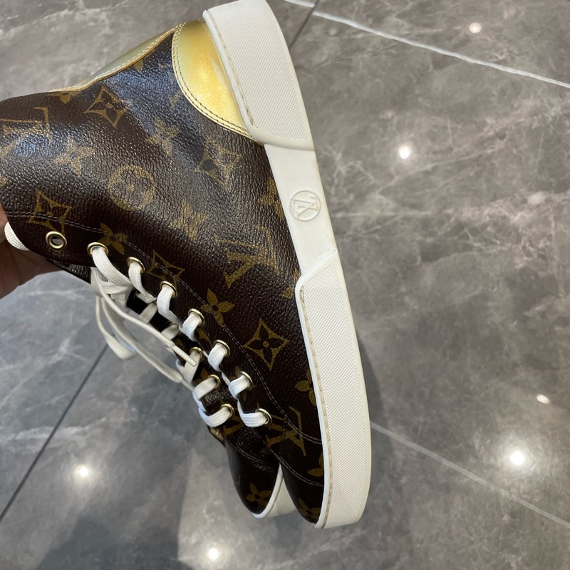路易威登/Louis Vuitton   老花高幫鞋  36碼 無附件-2