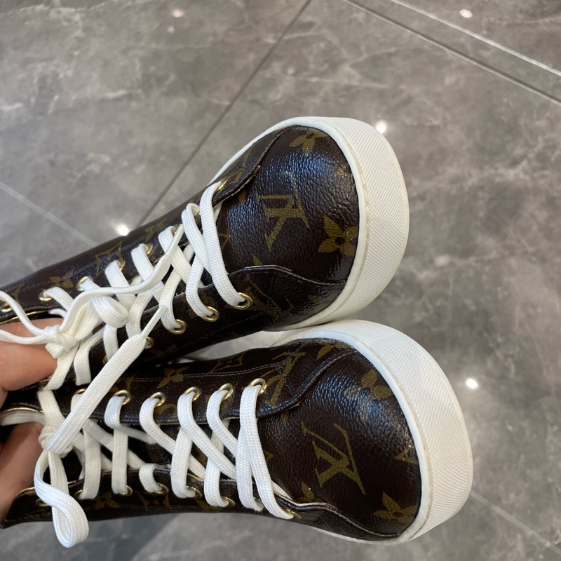 路易威登/Louis Vuitton   老花高幫鞋  36碼 無附件-3