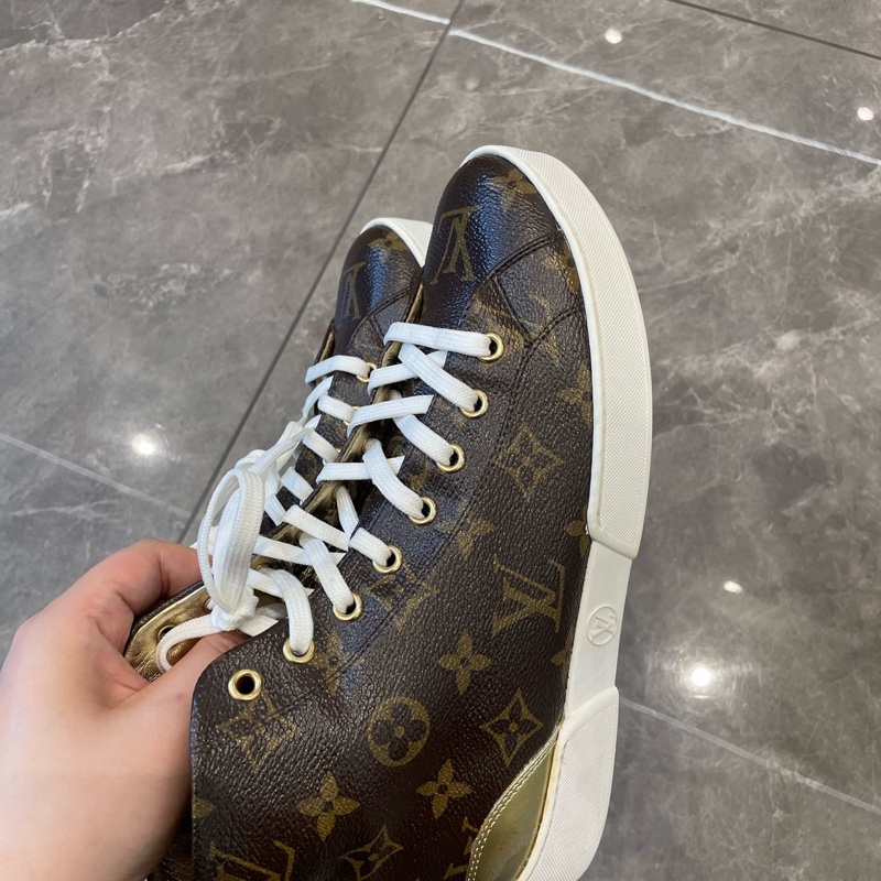 路易威登/Louis Vuitton   老花高幫鞋  36碼 無附件-4
