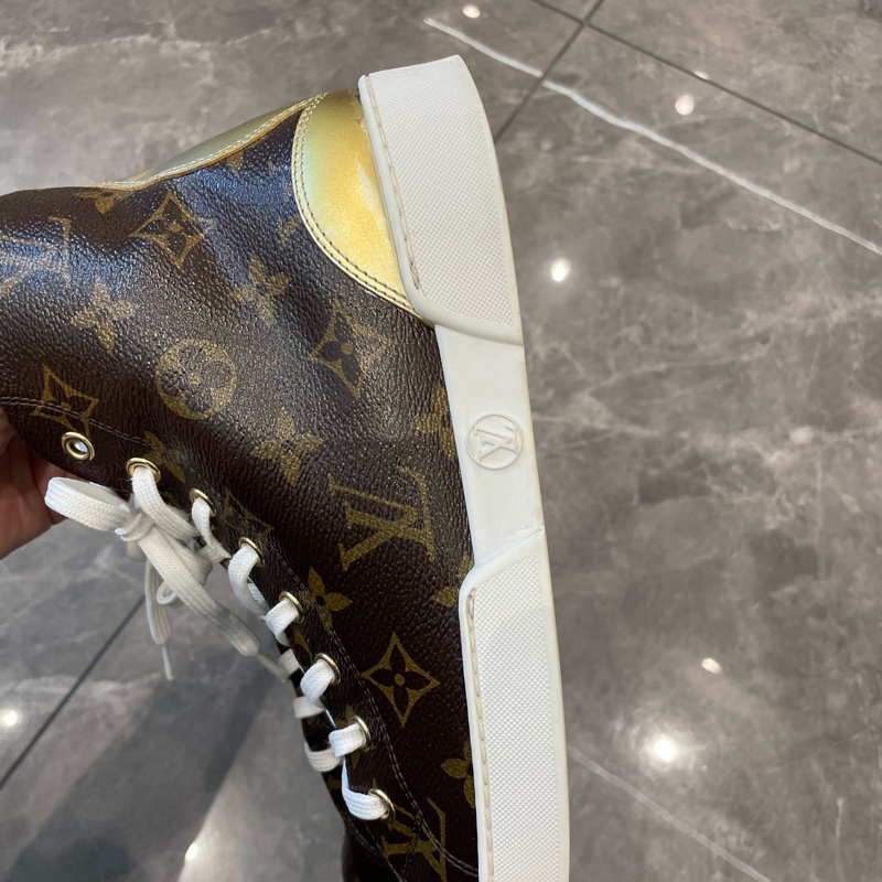 路易威登/Louis Vuitton   老花高幫鞋  36碼 無附件-5