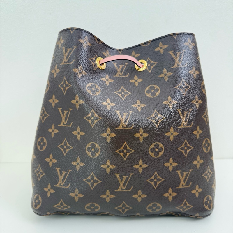 Louis Vuitton/路易威登 棕色老花水桶單肩包-2