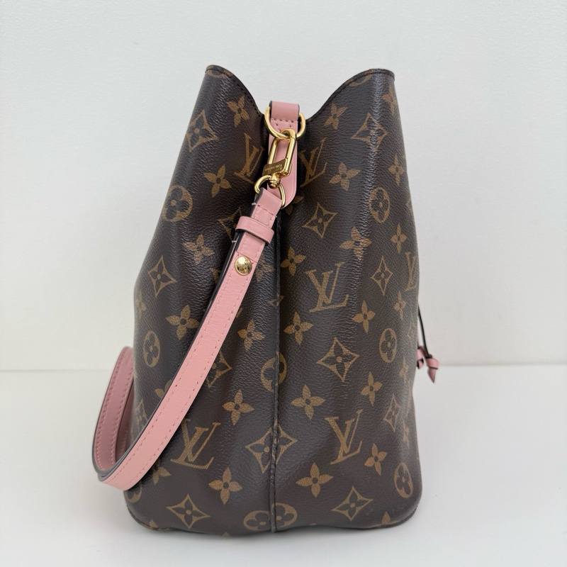 Louis Vuitton/路易威登 棕色老花水桶單肩包-3