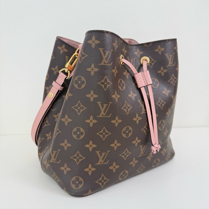 Louis Vuitton/路易威登 棕色老花水桶單肩包-5