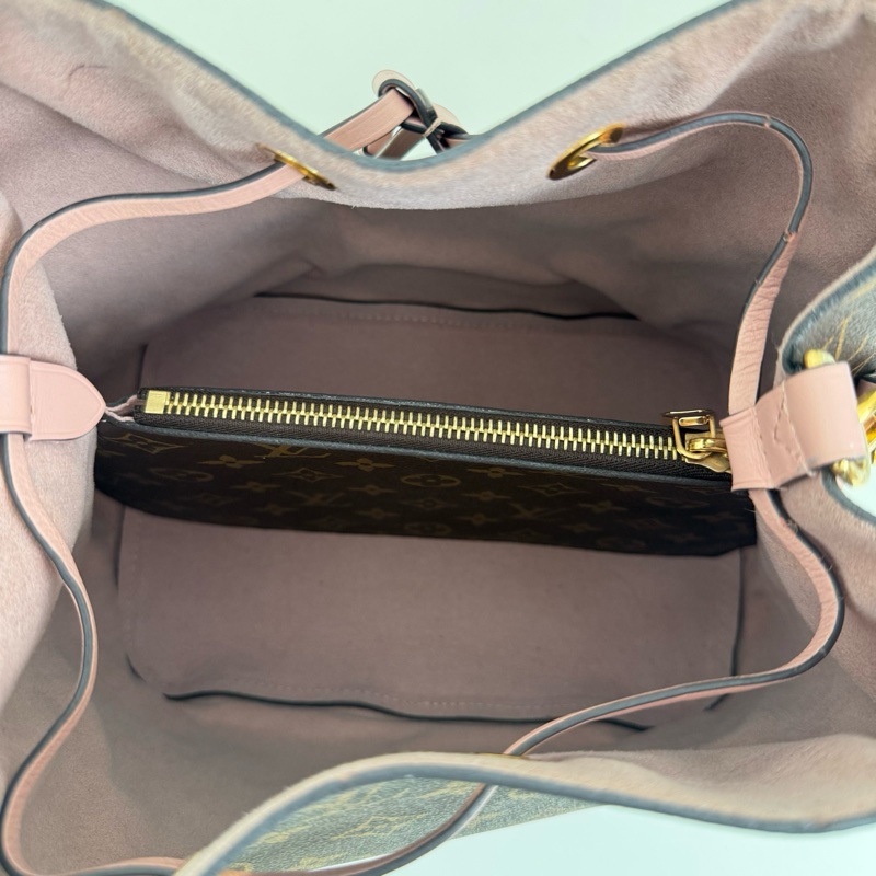Louis Vuitton/路易威登 棕色老花水桶單肩包-7