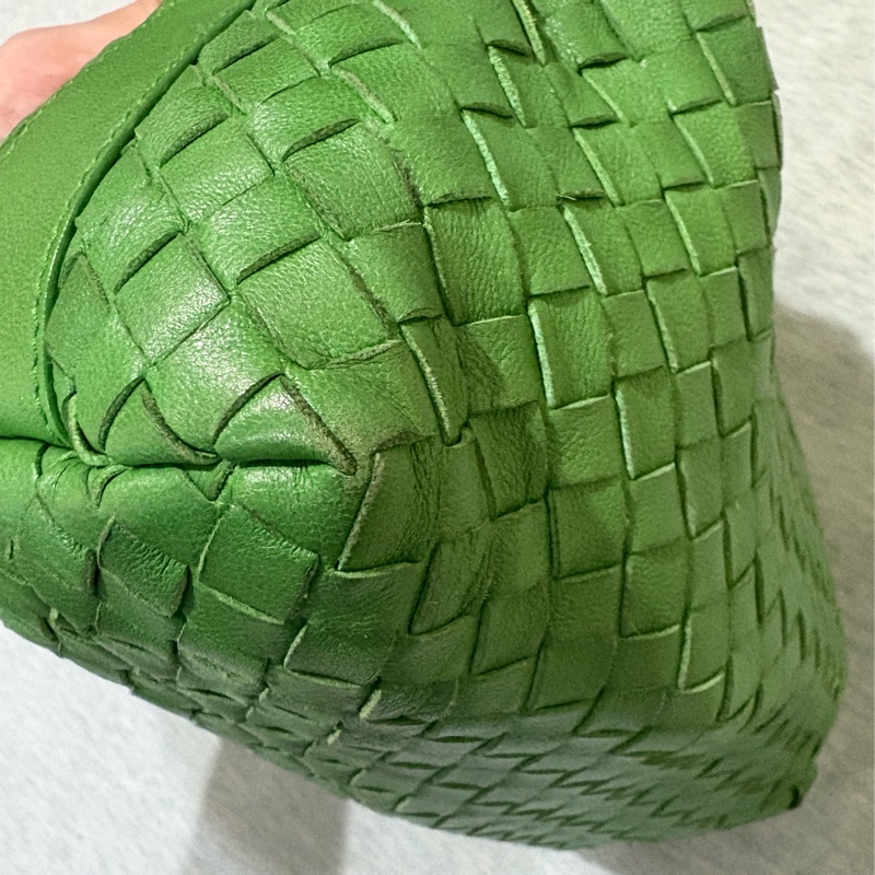 BV 經典編織包 💚 超吸睛BV綠手提包|精品入門首選-5