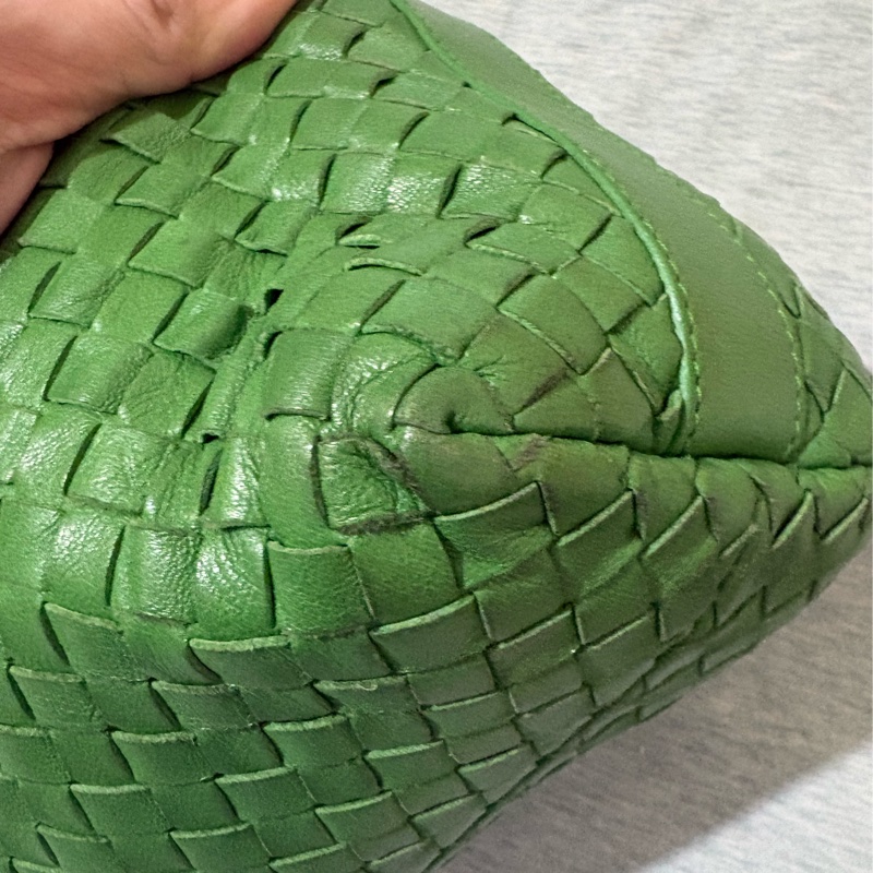 BV 經典編織包 💚 超吸睛BV綠手提包|精品入門首選-9