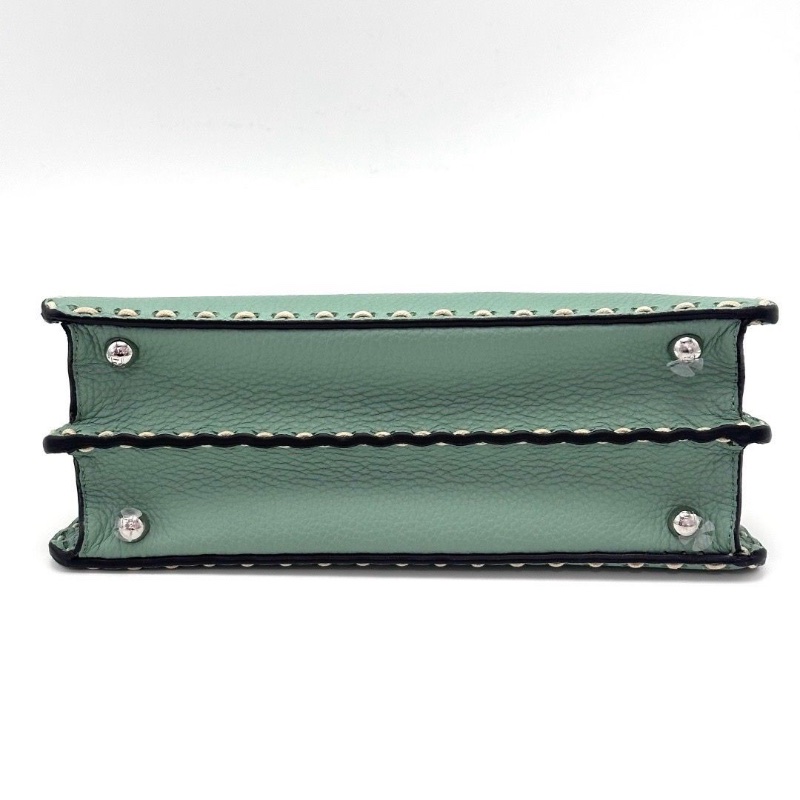 FENDI 蛇皮手柄Peekaboo手提斜背包27*20.5*9.5 95新 配件盒子 塵袋-5