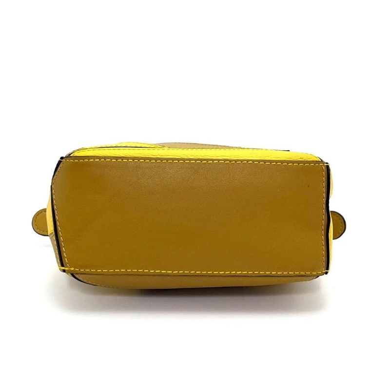 LOEWE拼色金扣 Puzzle mini手提肩背斜背包17*11*7.5 95新 配件塵袋-2