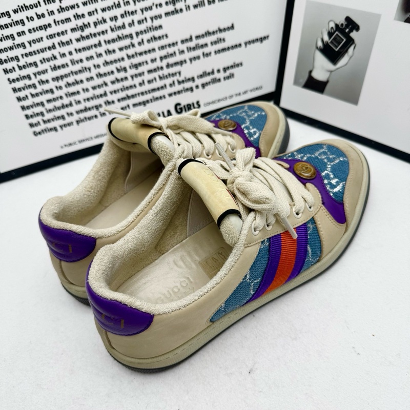 99新古馳/Gucci 髒髒鞋36.5碼 【新品】中國新年甄選GucciRe-Web運動鞋-4