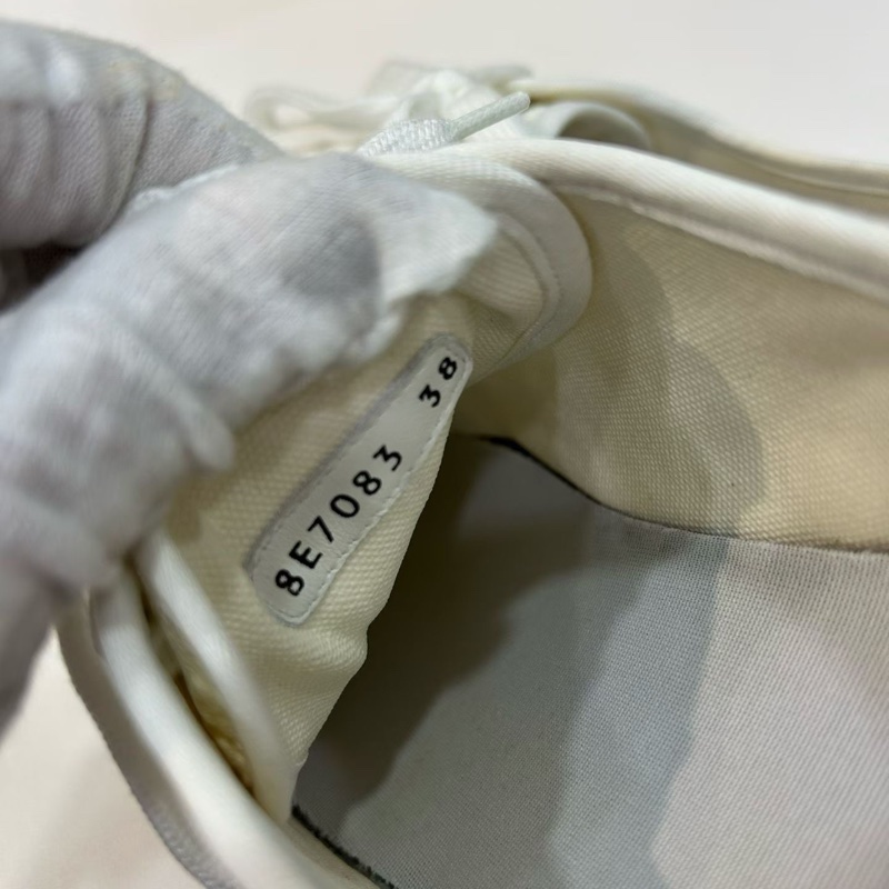 FENDI 芬迪 小白鞋 透明鞋 透明鞋頭 38碼 貝殼鞋 附件:無-6