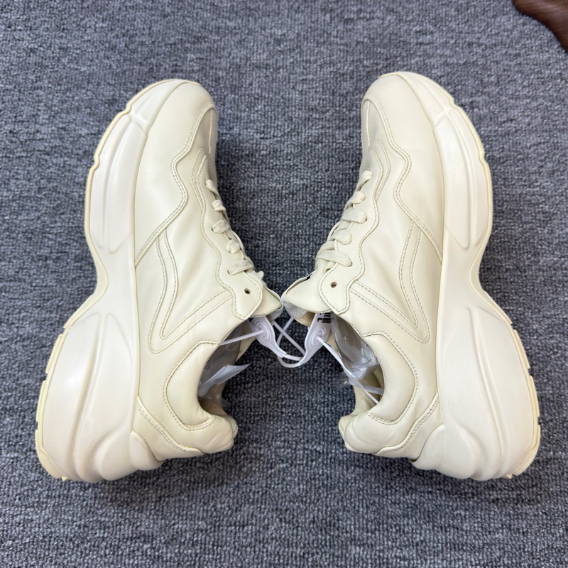 GUCCI古馳 迪士尼Rhyton 低幫 老爹鞋 女款 象牙白95新-3