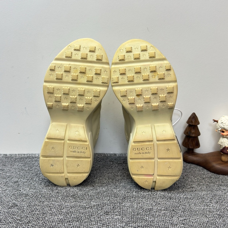 GUCCI古馳 迪士尼Rhyton 低幫 老爹鞋 女款 象牙白95新-5