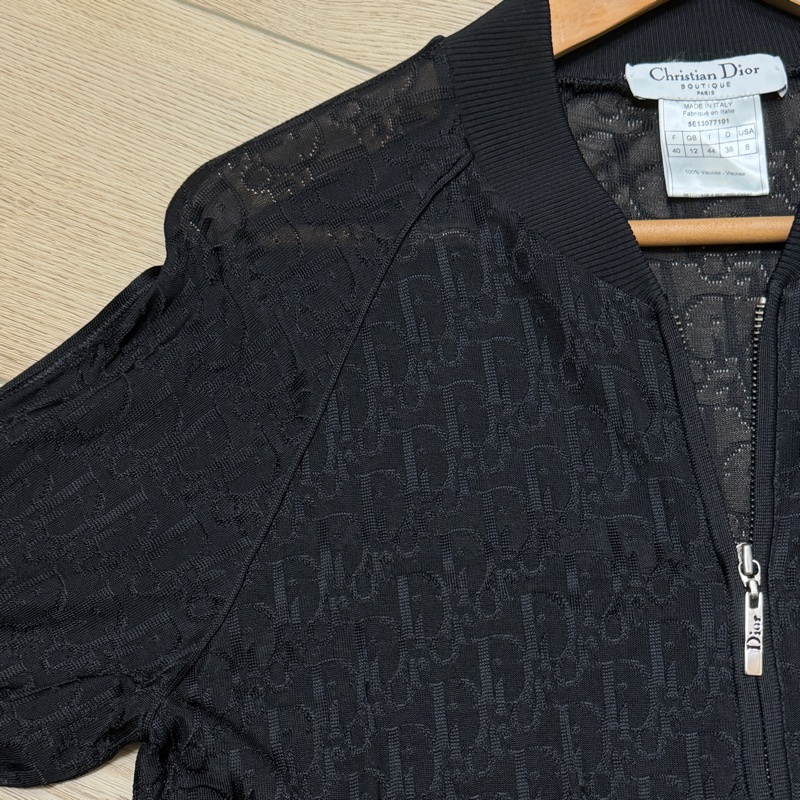 Dior vintage 透膚老花外套 夏天可防曬-5