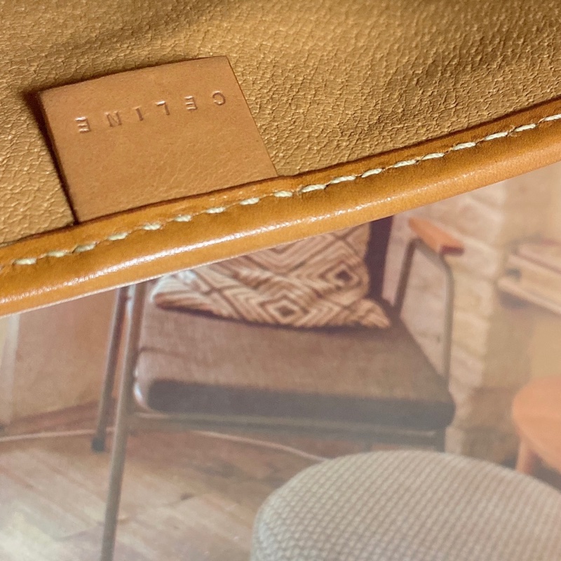 Celine 凱旋門圓筒手拿包腋下包鏈條包🏅-11