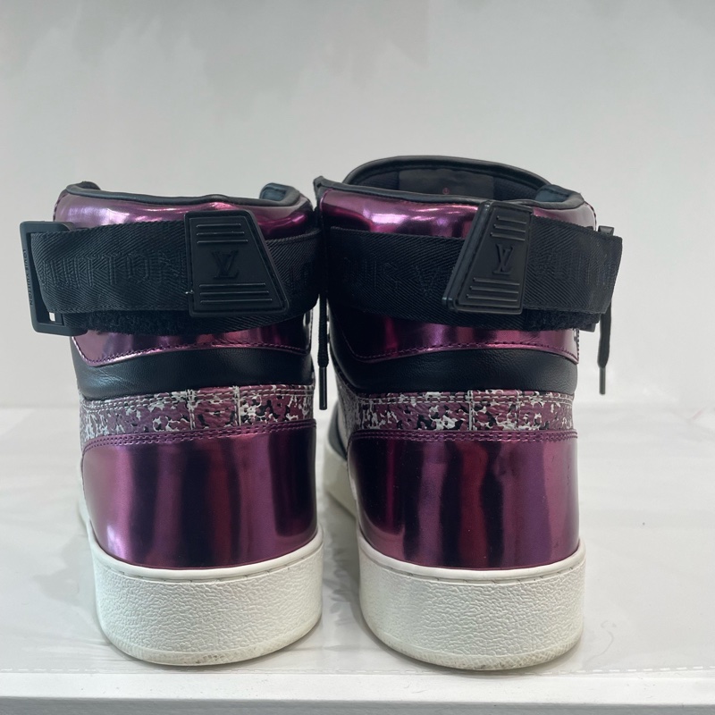 LV 路易威登 板鞋 紫色高幫休閒鞋 1A5YK7 40碼-2