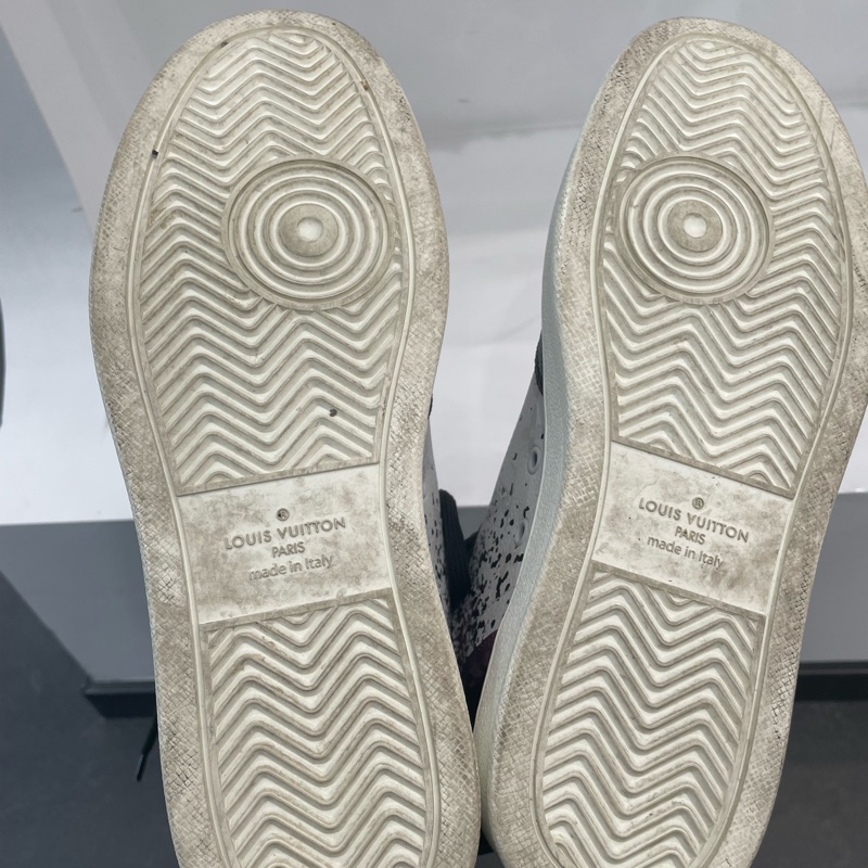 LV 路易威登 板鞋 紫色高幫休閒鞋 1A5YK7 40碼-8