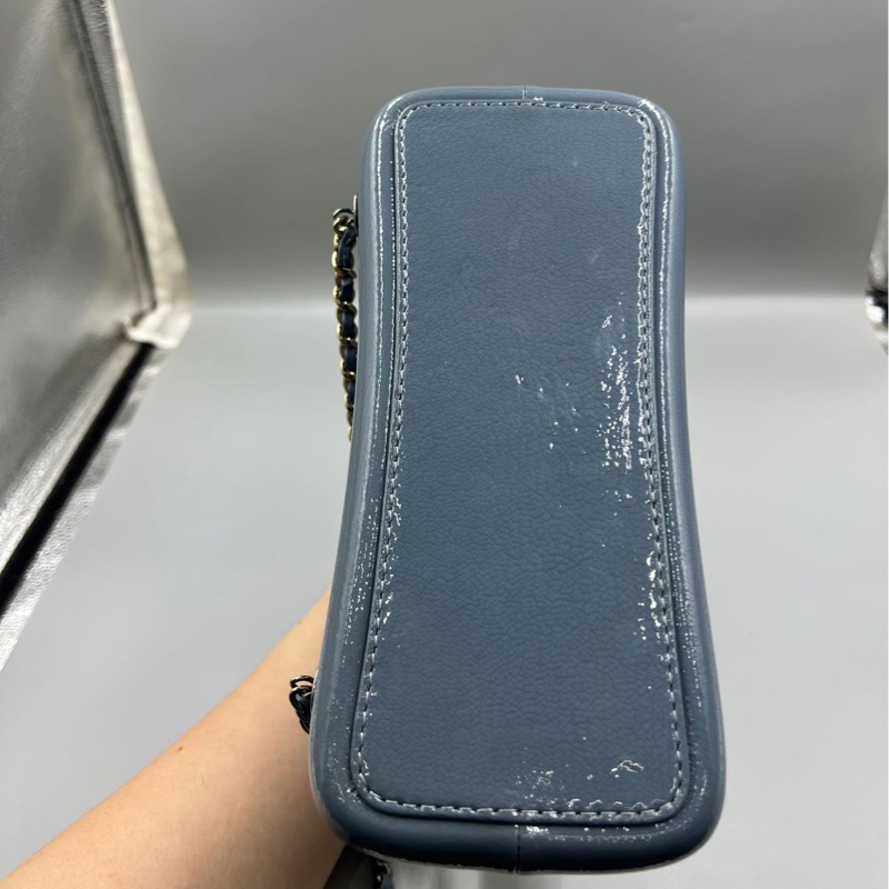 【98新 ✨ 全網最低價!】 Chanel 流浪小書包 雙肩包 霧霾藍色 (下單前先詢問庫存❗️)-20