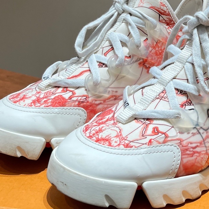 98新Dior迪奧紅色D-Connect老爹鞋 37碼-9