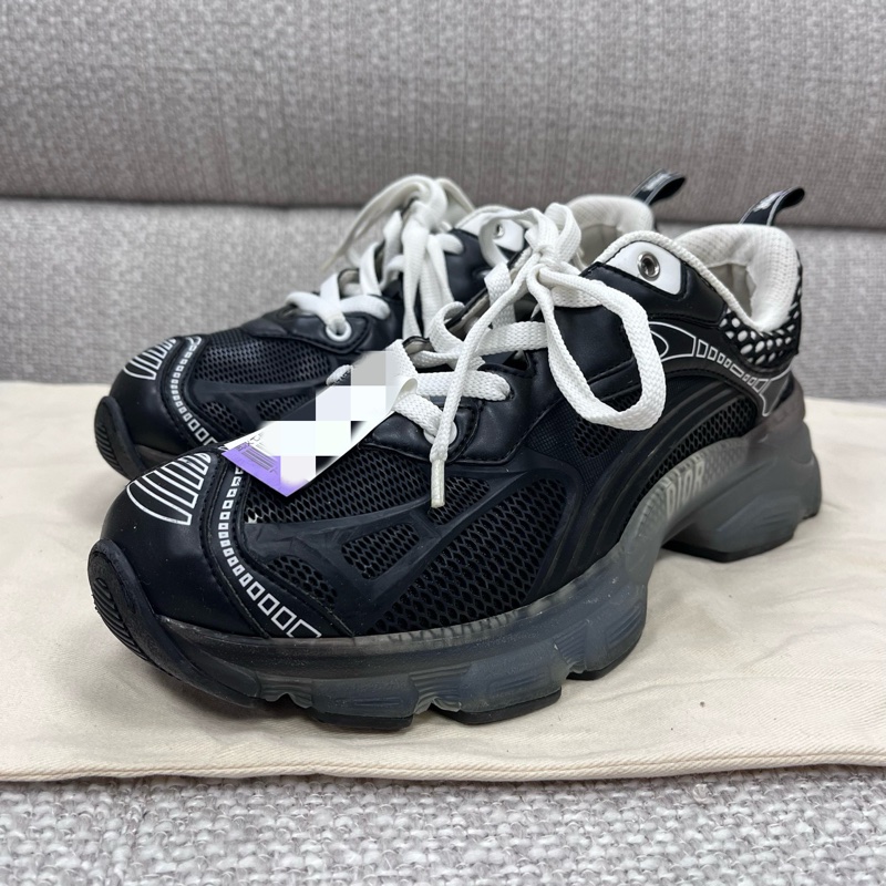 99新DIOR迪奧 Vibe 老花 生活休閒鞋 女款 黑色 38.5碼-0