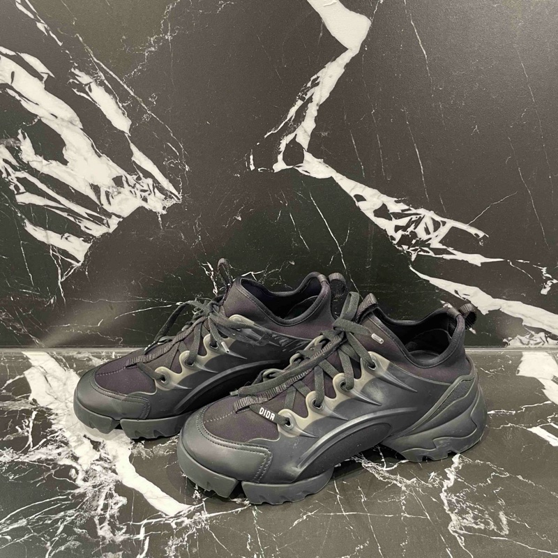 DIOR迪奧 D-Connect 圓頭低幫厚底運動鞋 老爹鞋 42.5碼-0