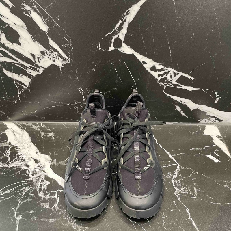 DIOR迪奧 D-Connect 圓頭低幫厚底運動鞋 老爹鞋 42.5碼-1