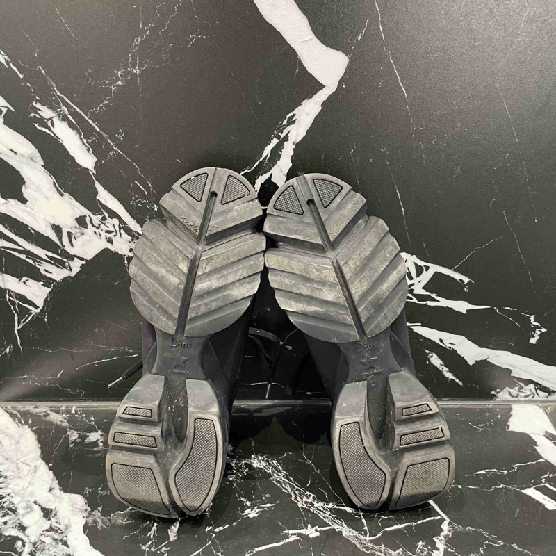 DIOR迪奧 D-Connect 圓頭低幫厚底運動鞋 老爹鞋 42.5碼-4