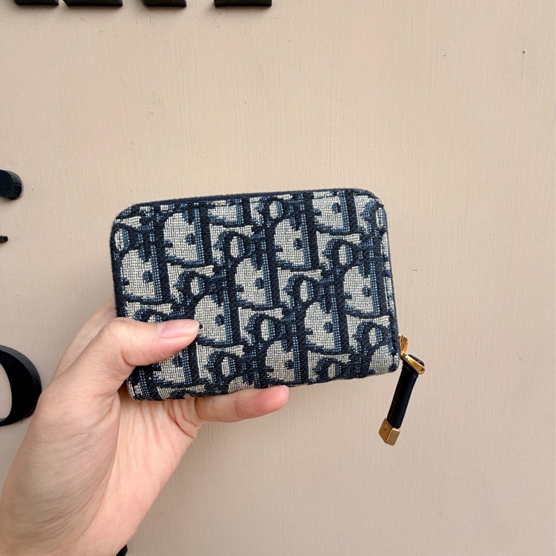 Dior 蒙田拉鏈零錢卡包-5