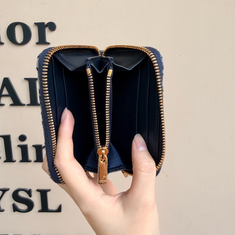 Dior 蒙田拉鏈零錢卡包-9