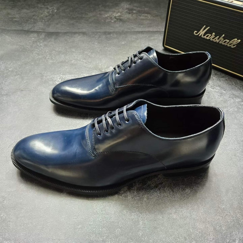 全新DIOR迪奧 藍色皮鞋 40碼-0