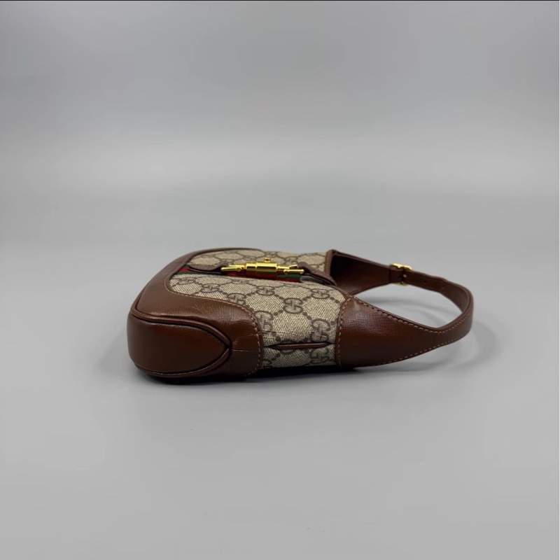 精緻復古✨99新🆕Gucci古馳老花Jackie1961Mini手提單肩斜挎包-9