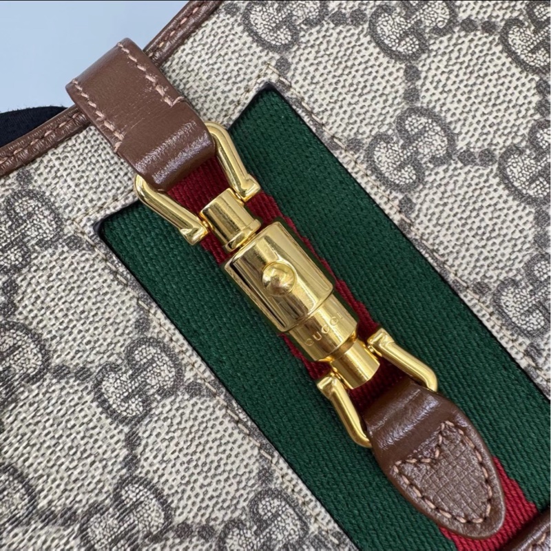 精緻復古✨99新🆕Gucci古馳老花Jackie1961Mini手提單肩斜挎包-10