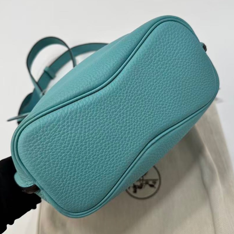 🌈Hermes🩵So Kelly 22🩵馬卡龍藍色銀扣🌈98.5新🌈togo皮🌟stamp T🌟sokelly22🌟sokelly🌟kelly🌟愛馬仕🌟-3