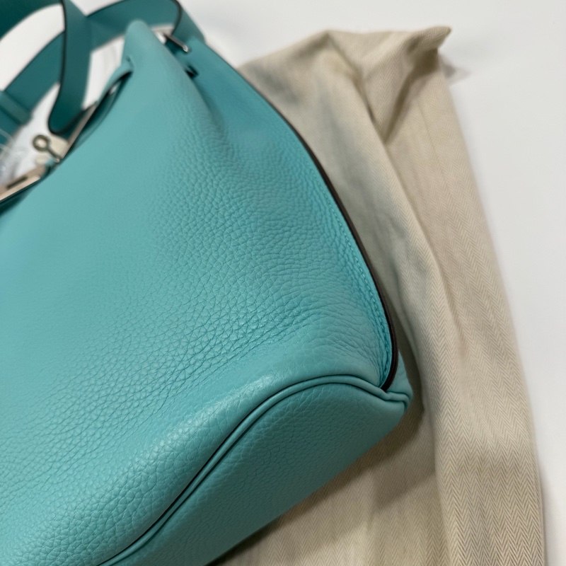 🌈Hermes🩵So Kelly 22🩵馬卡龍藍色銀扣🌈98.5新🌈togo皮🌟stamp T🌟sokelly22🌟sokelly🌟kelly🌟愛馬仕🌟-7