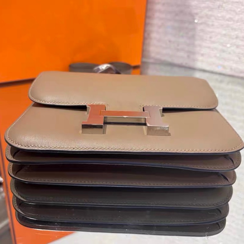 🌈Hermes🧡Mini Constance 19🧡D0威馬犬灰銀扣🧡全套有單🌟🌈Swift皮🌟miniconstance🌟constance19🌟Constance🌟愛馬仕🌟-3