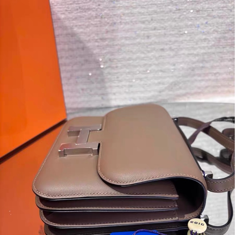 🌈Hermes🧡Mini Constance 19🧡D0威馬犬灰銀扣🧡全套有單🌟🌈Swift皮🌟miniconstance🌟constance19🌟Constance🌟愛馬仕🌟-4
